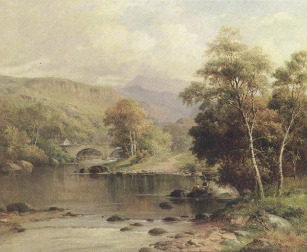 William henry mander On the Mawddach,near Dolgelly (mk37)